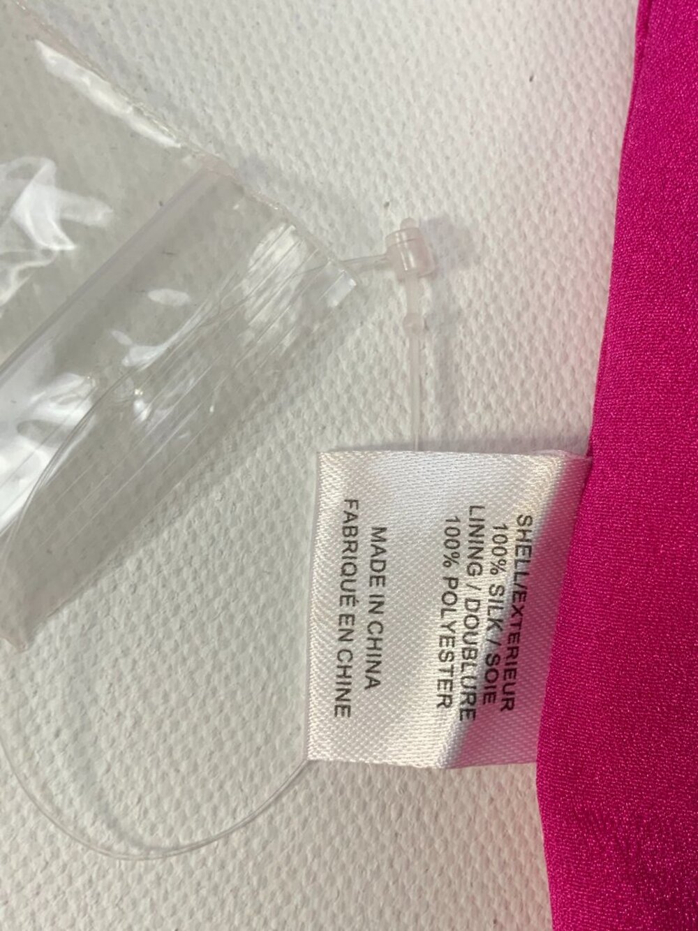 New Haute Hippie 100% Silk Long Sleeve Romper In Fuschia/Hot Pink Sz S - Picture 15 of 16